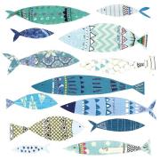 Opakowanie Karnet kwadrat z kopertą Blue Shoal