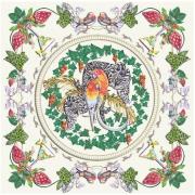 Opakowanie Karnet kwadrat z kopertą Lovebirds