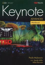 Keynote Advanced Workbook + CD. Autor: Mulanovic Paula, Millin Sandy, Harrison Mike. Dadada.pl Okładka książki Keynote Advanced Workbook + CD