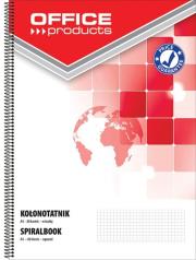 Kołonotatnik A4 w kratkę 80 kartek. Wydawca: Office Products. Dadada.pl Opakowanie Kołonotatnik A4 w kratkę 80 kartek