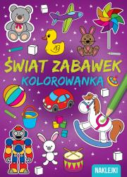 Okładka książki KOLOROWANKA A4 Świat zabawek
