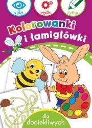 Okładka książki Kolorowanki i łamigłówki dla dociekliwych