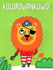 Okładka książki Kolorowankowo - zielona