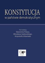 Okładka książki Konstytucja w państwie demokratycznym