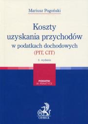 Okładka książki Koszty uzyskania przychodów w podatkach dochodowych