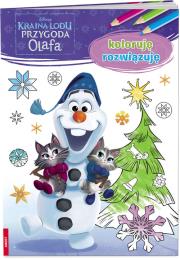 Okładka książki Kraina Lodu Przygoda Olafa Koloruję