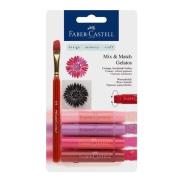 Opakowanie Kredki akwarelowe Gelatos 4 kolory czerwone