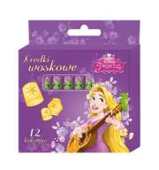 Opakowanie Kredki woskowe 12 kolorów Princess