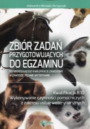 Kwalifikacja R.10 Technik weterynarii. Autor: Aleksandra Nikolajdu-Skrzypczak. Dadada.pl Okładka książki Kwalifikacja R.10 Technik weterynarii