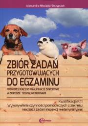 Kwalifikacja R.11 Technik weterynarii. Autor: Aleksandra Nikolajdu-Skrzypczak. Dadada.pl Okładka książki Kwalifikacja R.11 Technik weterynarii