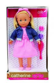 Opakowanie Lalka 41 cm Catherine jasne włosy, kurtka jeans