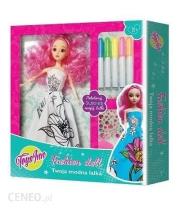 Opakowanie Lalka do kolorowania Różowe Włosy