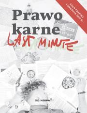 Last Minute Prawo Karne  2017/12. Autor: Talaga Anna. Dadada.pl Okładka książki Last Minute Prawo Karne  2017/12