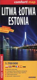 Litwa Łotwa Estonia comfort! map mapa samochodowa1:700 000. Wydawca: ExpressMap. Dadada.pl Opakowanie Litwa Łotwa Estonia comfort! map mapa samochodowa1:700 000