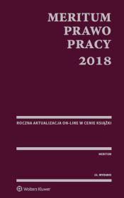 Okładka książki Meritum Prawo Pracy 2018