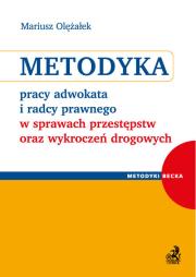 Okładka książki Metodyka pracy adwokata i radcy prawnego w sprawac