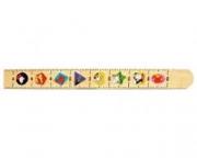 Opakowanie Miara wzrostu drewniana ze zwierzętami