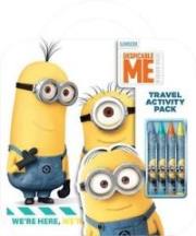 Okładka książki Minionki. Zestwa podróżny acticity z kredkami
