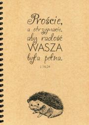 Opakowanie Mój dziennik Jeż