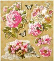 Opakowanie Naklejki 3D kwiaty