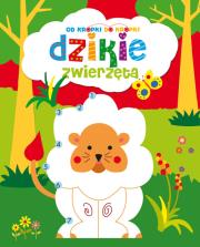 Od kropki do kropki: Dzikie zwierzęta. Autor:   Praca zbiorowa. Dadada.pl Okładka książki Od kropki do kropki: Dzikie zwierzęta