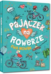 Pajączek na rowerze. Autor: Ewa Nowak. Dadada.pl Okładka książki Pajączek na rowerze