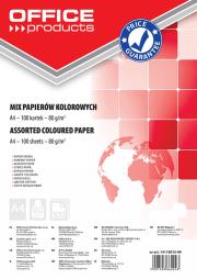 Papier kolorowy A4 100 kartek mix kolorów. Wydawca: Office Products. Dadada.pl Opakowanie Papier kolorowy A4 100 kartek mix kolorów