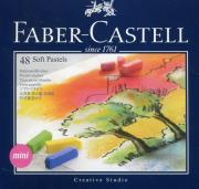 Pastele suche mini 48 kolorów. Wydawca: Faber-Castell. Dadada.pl Opakowanie Pastele suche mini 48 kolorów