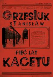 Pięć lat kacetu. Autor: Grzesiuk Stanisław. Dadada.pl Okładka książki Pięć lat kacetu