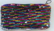 Opakowanie Piórnik cekinowy multicolor dwustronny