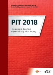 Opakowanie PIT 2018 Komentarz do zmian Ujednolicony tekst ustawy