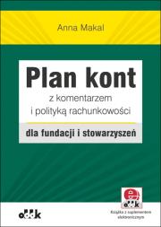 Okładka książki Plan kont z komentarzem i polityką rachunkowości dla fundacji i stowarzyszeń
