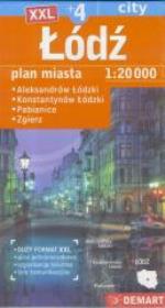 Okładka książki Plan miasta - Łódź XXL 1:20 000 DEMART