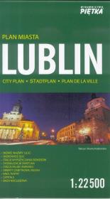 Plan miasta Lublin. Autor: praca zbiorowa. Dadada.pl Okładka książki Plan miasta Lublin