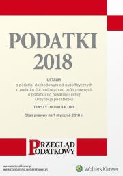 Okładka książki Podatki 2018