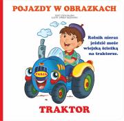 Pojazdy w obrazkach. Autor: Kaliska Zofia. Dadada.pl Okładka książki Pojazdy w obrazkach