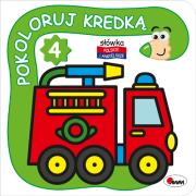 Okładka książki Pokoloruj kredką 4