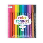 Opakowanie Połączone jak Tęcza Cienkopisy Żelowe. Color Connect Gel Pens. 12 Długopisów.