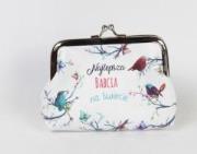 Opakowanie Portmonetka na monety - Najlepsza babcia...(biała)