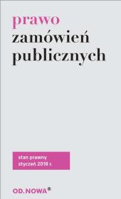 Prawo zamówień publicznych. Autor: Lech Krzyżanowski (oprac.). Dadada.pl Okładka książki Prawo zamówień publicznych
