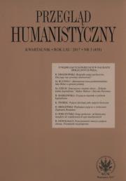 Opakowanie Przegląd Humanistyczny 3/2017