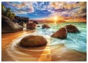 Opakowanie Puzzle 1000 Plaża Samudra, Indie TREFL