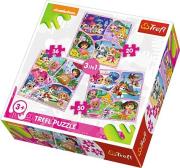Opakowanie Puzzle 3w1 Dołącz do naszej zabawy TREFL