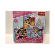Opakowanie Puzzle 3w1 Zaczarowany świat Księżniczek TREFL
