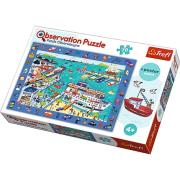 Opakowanie Puzzle 70 ''Obserwacyjne'' Odwiedzamy port TREFL