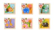 Opakowanie Puzzle drewniane zwierzęta Afryki