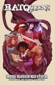 Rat Queens Tom 2. Autor: Wiebe J.Kurtis. Dadada.pl Okładka książki Rat Queens Tom 2