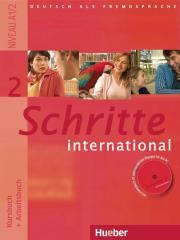 Okładka książki Schritte International 2 KB+AB+CD HUEBER