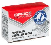 Spinacze biurowe 28mm okrągłe 100 sztuk. Wydawca: Office Products. Dadada.pl Opakowanie Spinacze biurowe 28mm okrągłe 100 sztuk