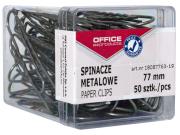Spinacze metalowe 77mm 50 sztuk srebrne. Wydawca: Office Products. Dadada.pl Opakowanie Spinacze metalowe 77mm 50 sztuk srebrne
